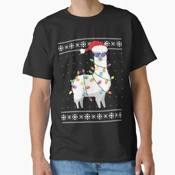 Alpaca Xmas Tree Outfit Funny Ugly Christmas Sweater
