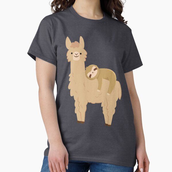 Adorable Sloth Relaxing on a Llama | Funny Llama Sloth