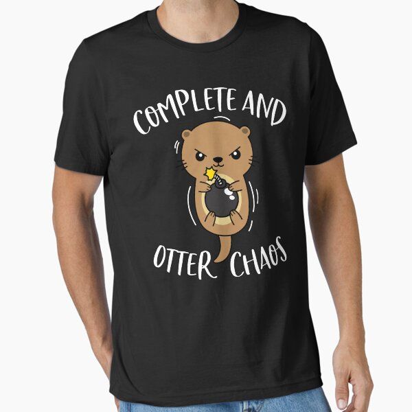 Complete and Otter Chaos Funny Cute Sea Otter Pun
