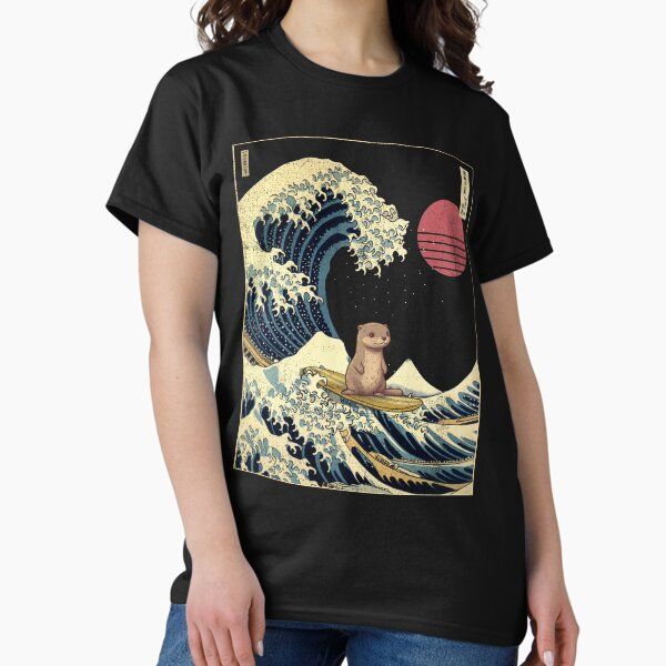 Otter Kanagawa Japanese Surfing Wave