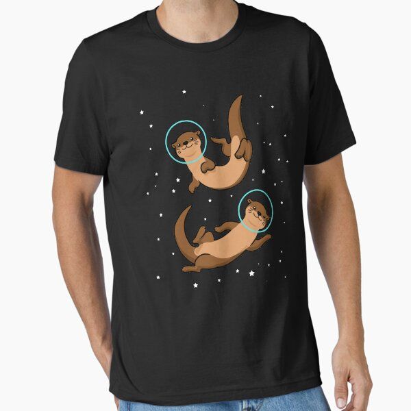 Otter Astronaut Gift Kids Otter Gift Women Space Sea Otter