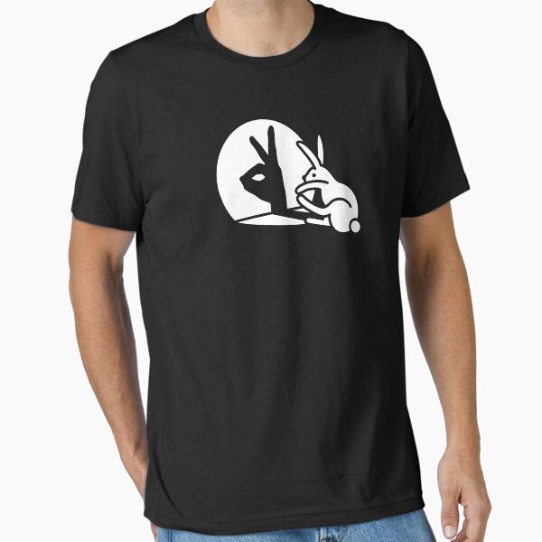 Funny Rabbit shadow hand shadow puppets bunny figure pop art