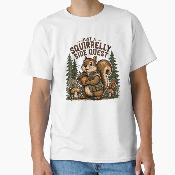 Gamer Squirrel Side Quest RPG Adventure Badge
